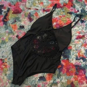 one piece crochet bathing suit